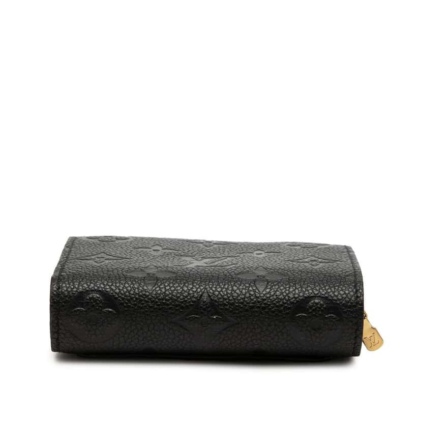 Louis Vuitton Monogram Empreinte Clea Wallet Black Leather Very good condition - Inside View