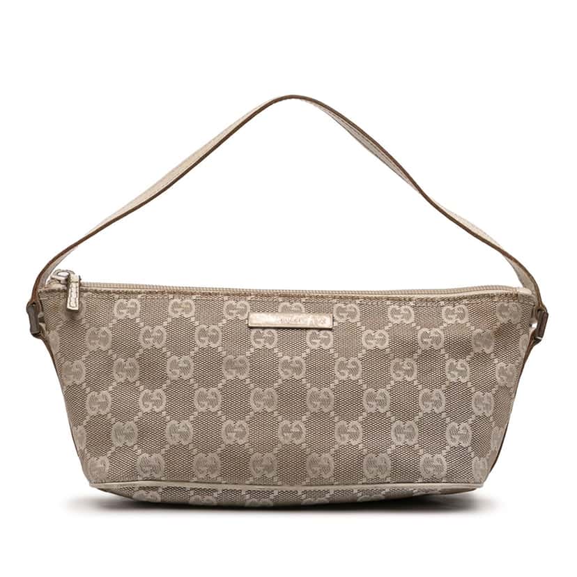 Gucci GG Canvas Boat Brown Very good condition - Front View