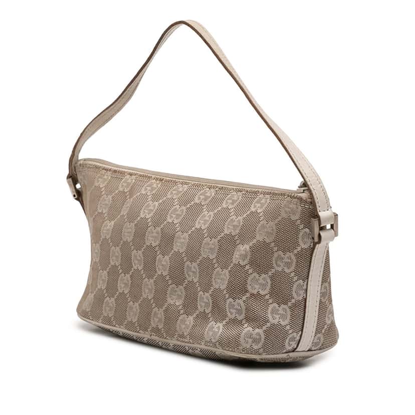 Gucci GG Canvas Boat Brown Very good condition - Back View