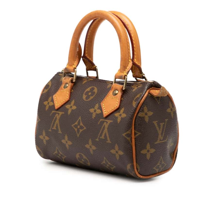 Louis Vuitton Monogram Mini Speedy HL Brown Very good condition - Back View