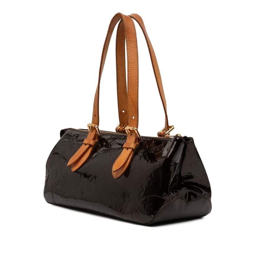Louis Vuitton Monogram Vernis Rosewood Avenue Purple Leather Very good condition - Back View