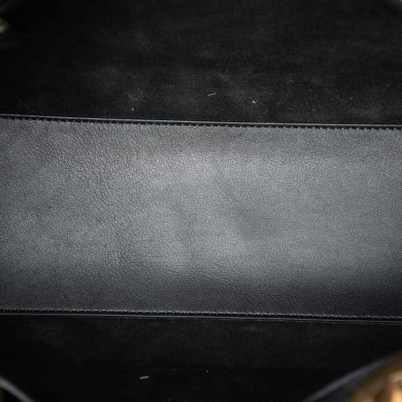 Dior Medium Calfskin Wheel of Fortune Tarot Lady Dior Black Leather Very good condition - Model View