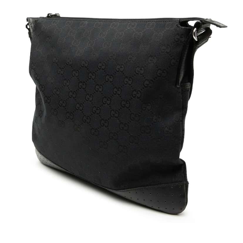 Gucci GG Canvas Crossbody Black Very good condition - Back View