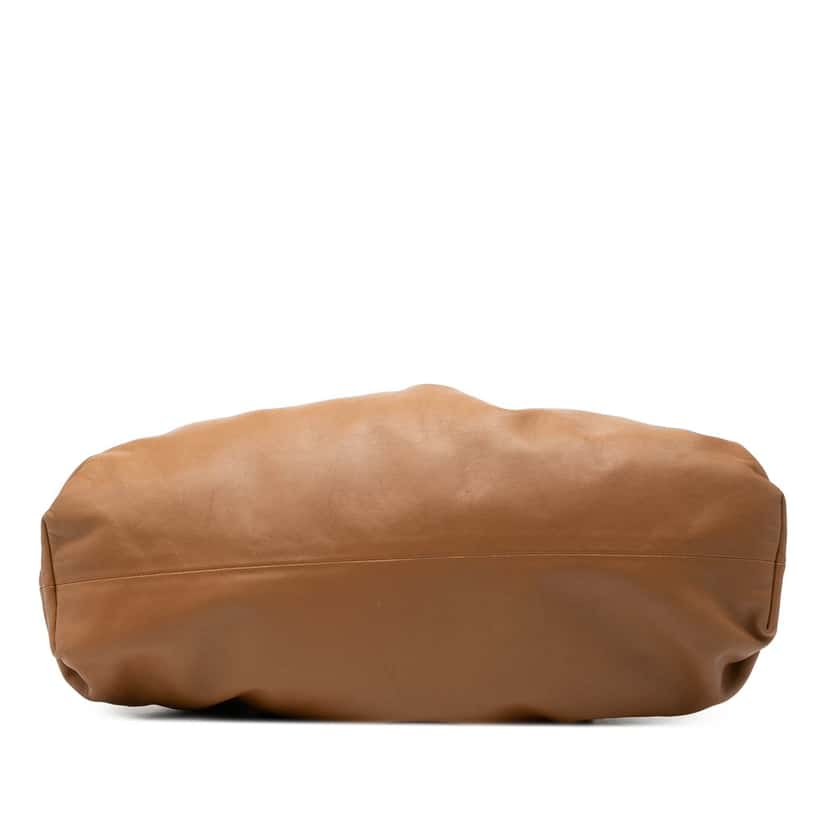 Bottega Veneta Lambskin The Pouch Brown Leather Very good condition - Inside View