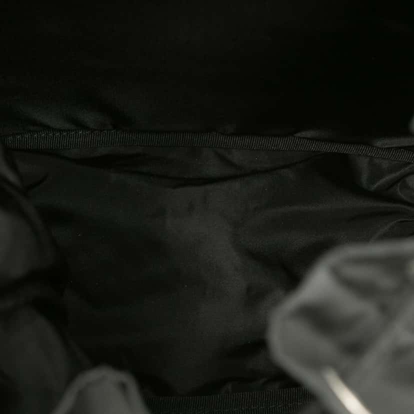 Prada Tessuto Montagna Double Buckle Backpack Black Very good condition - Model View