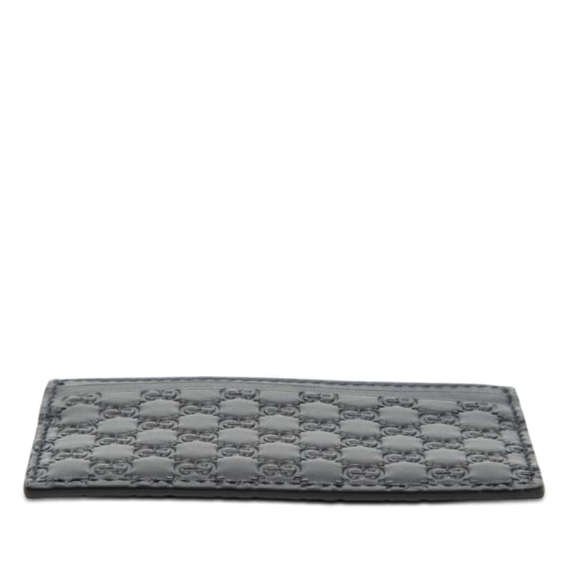 Gucci Microguccissima Card Holder Black Leather Very good condition - Inside View