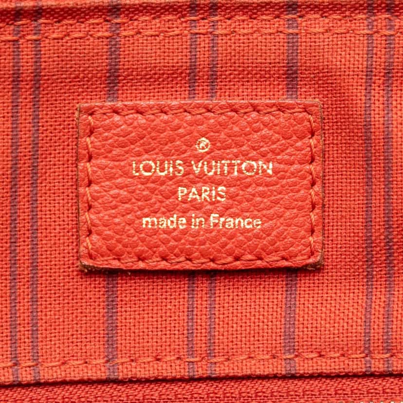 Louis Vuitton Monogram Empreinte Speedy Bandouliere 25 Red Leather Good condition - Box View