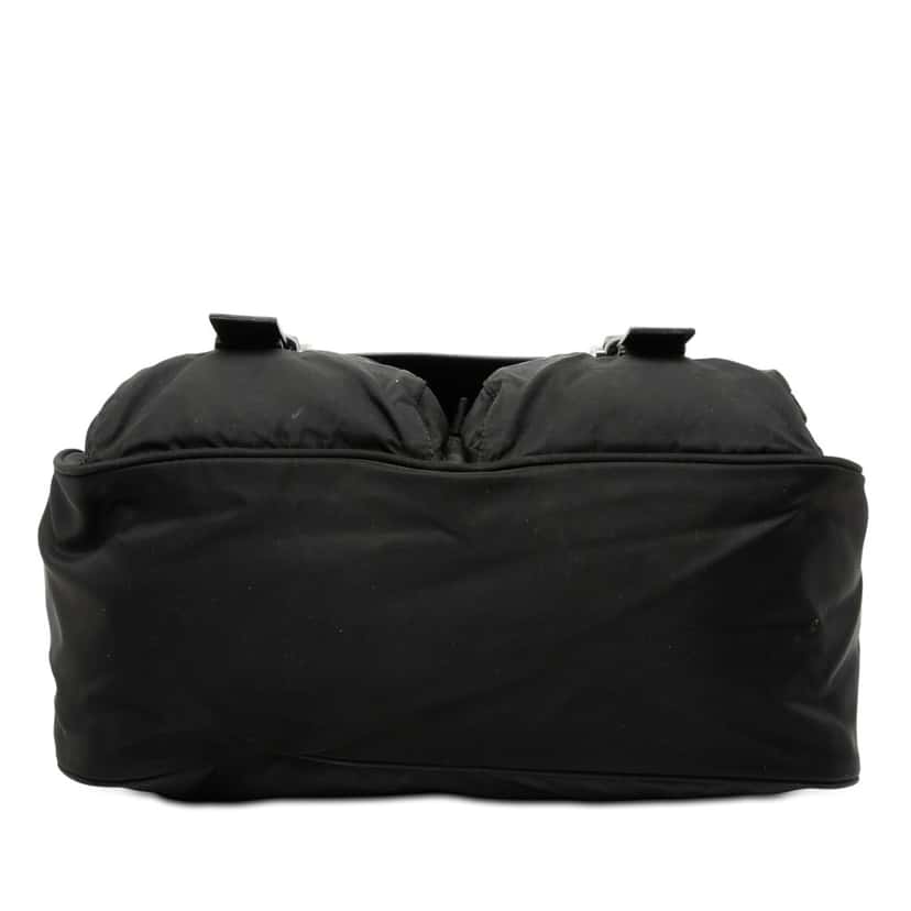 Prada Tessuto Double Buckle Messenger Bag Black Very good condition - Inside View