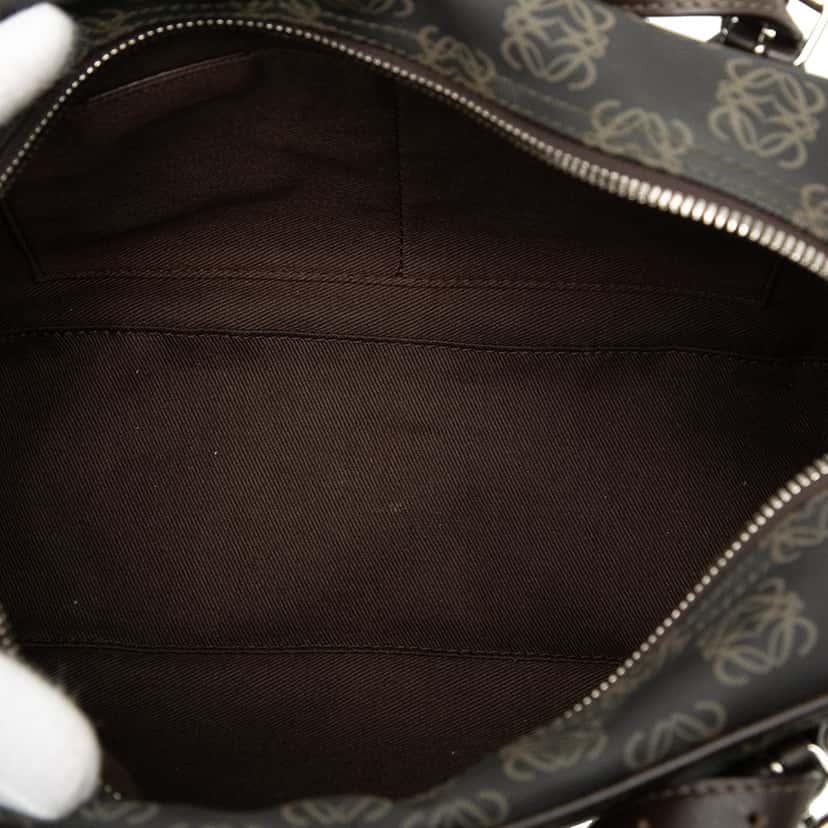 Loewe Anagram Coated Canvas Handbag Brown Very good condition - Model View