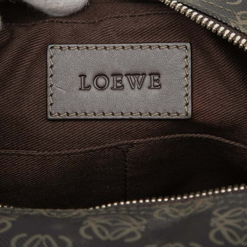 Loewe Anagram Coated Canvas Handbag Brown Very good condition - Box View