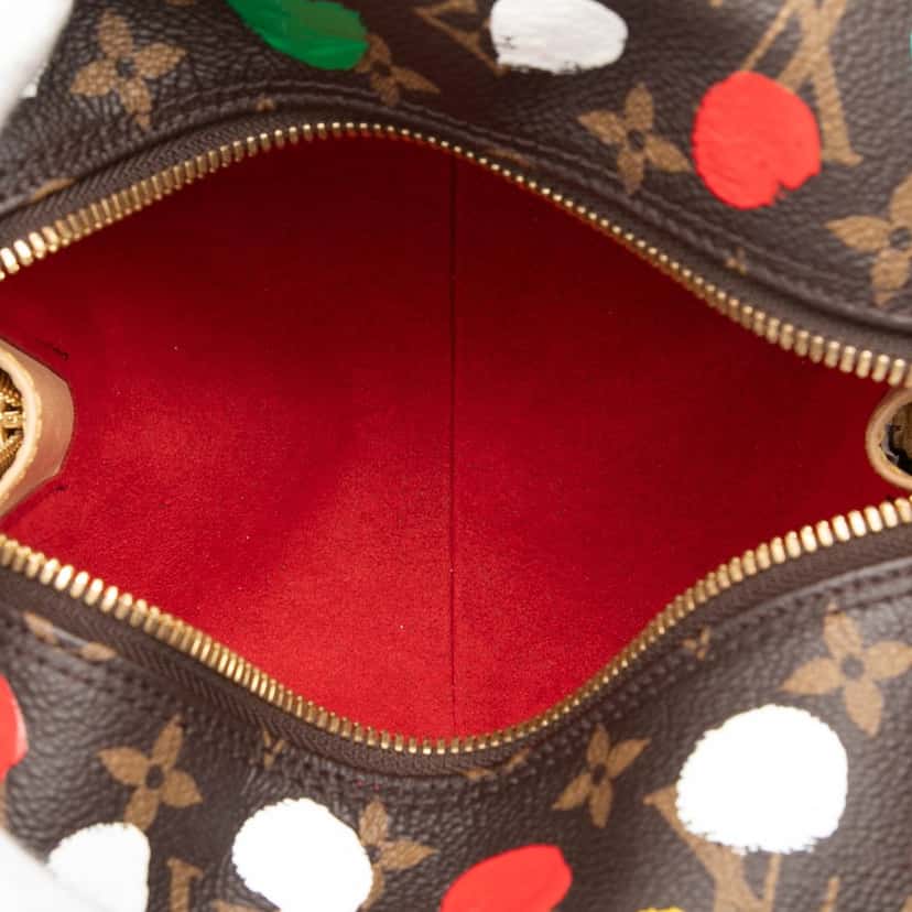 Louis Vuitton Yayoi Kusama Monogram Painted Dots Square Bag Brown Very good condition - Model View