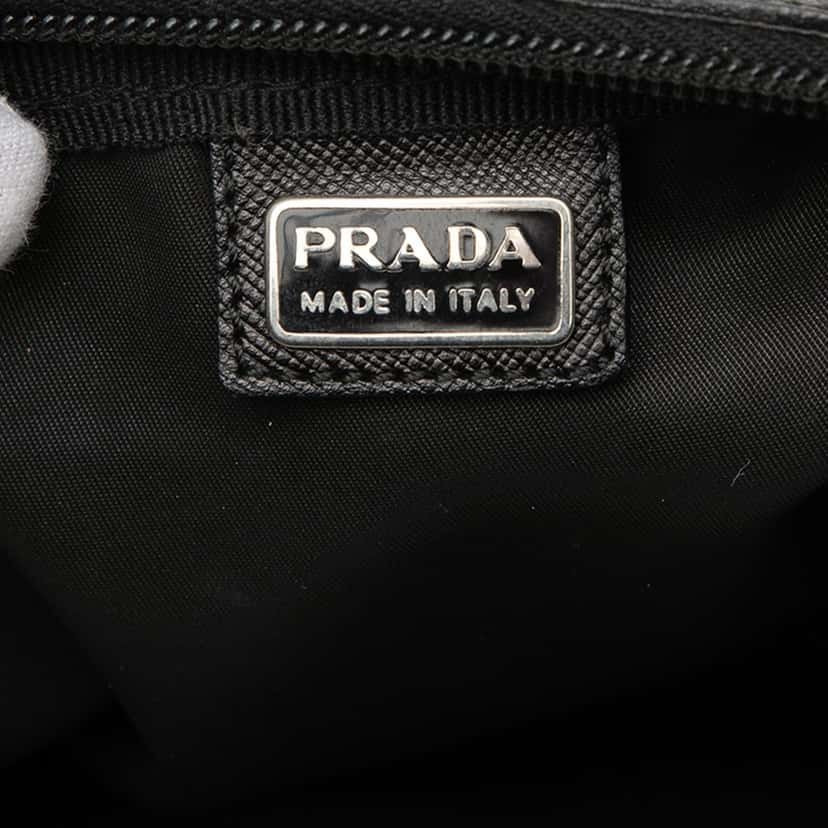 Prada Tessuto Cosmetic Pouch Black Very good condition - Box View