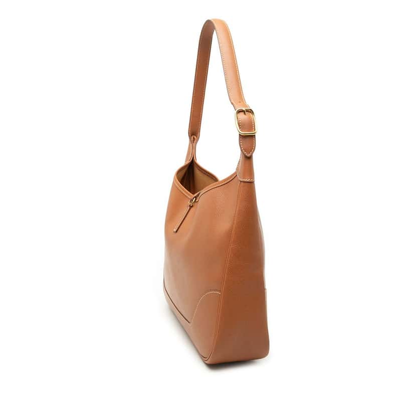 Hermès Courchevel Trim II 31 Brown Leather Very good condition - Back View