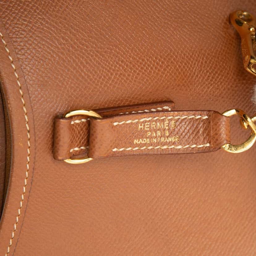Hermès Courchevel Trim II 31 Brown Leather Very good condition - Box View