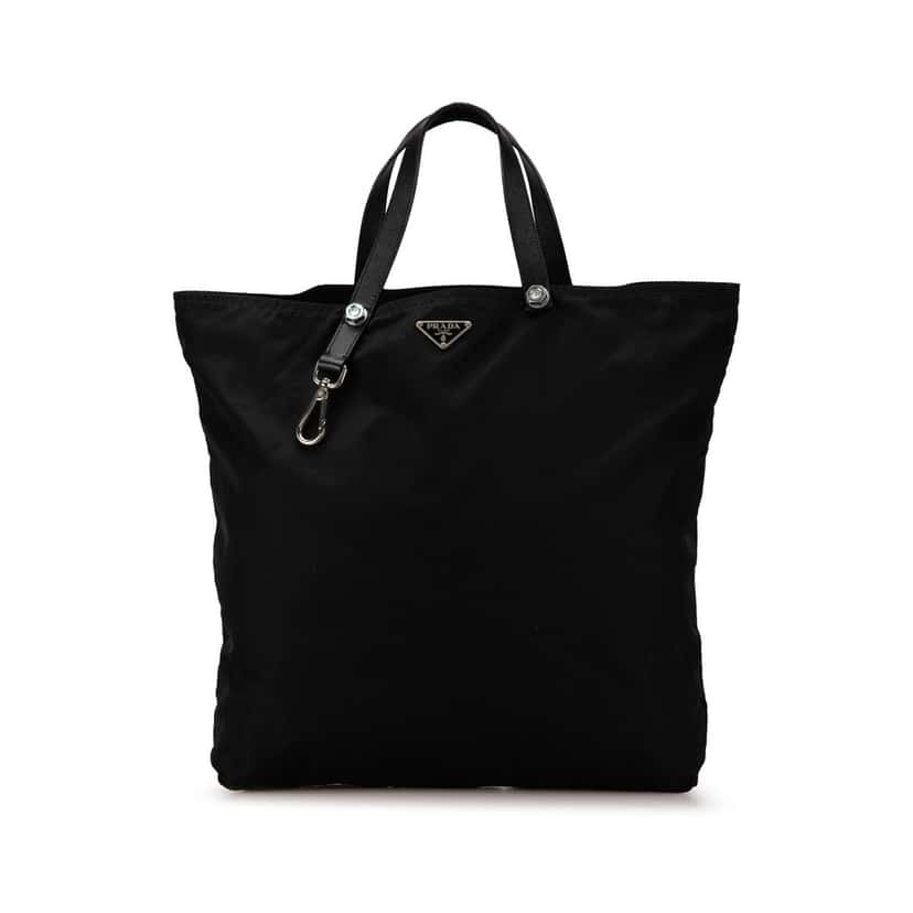 Prada Tessuto Tote Bag Black Very good condition - Front View
