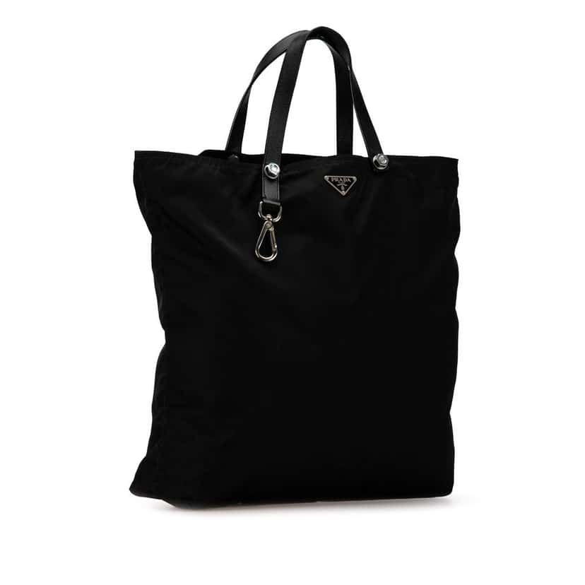 Prada Tessuto Tote Bag Black Very good condition - Back View