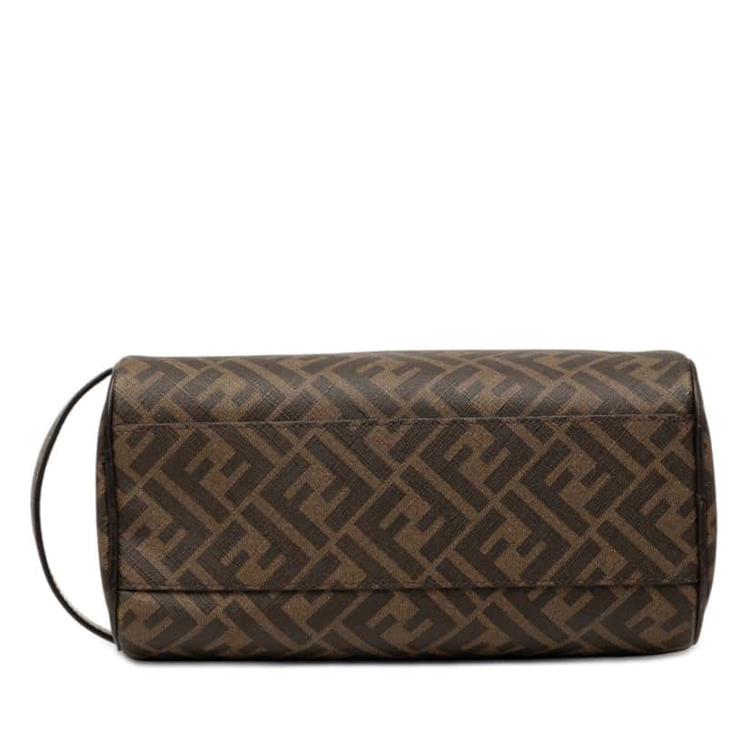 Fendi FF 1974 Coated Canvas Travel Essential Case Brown Good condition - Inside View