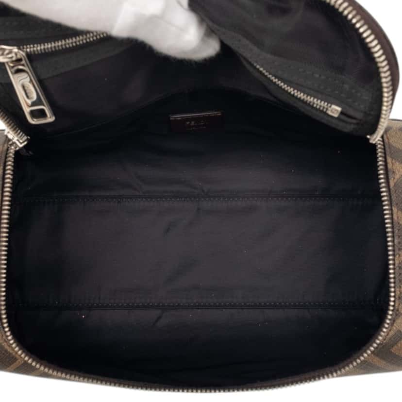 Fendi FF 1974 Coated Canvas Travel Essential Case Brown Good condition - Model View