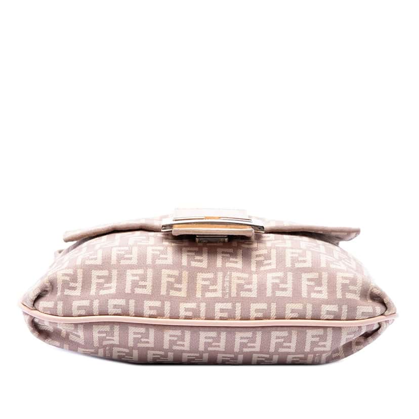 Fendi Zucchino Canvas Crossbody Pink Very good condition - Inside View