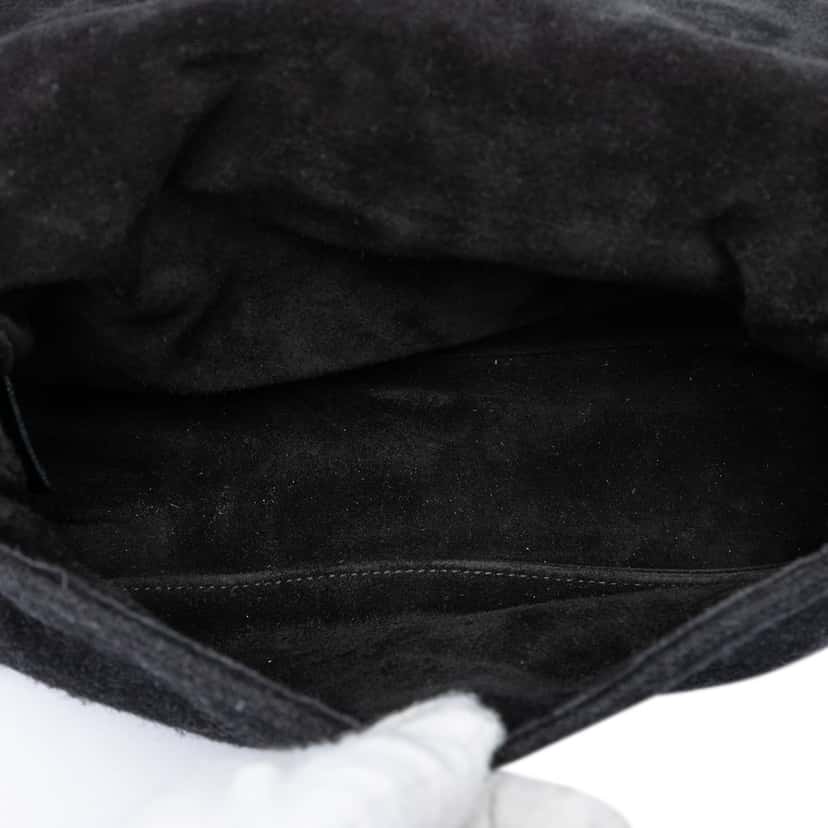 Prada Wool Sports Line Shoulder Bag Black Very good condition - Model View