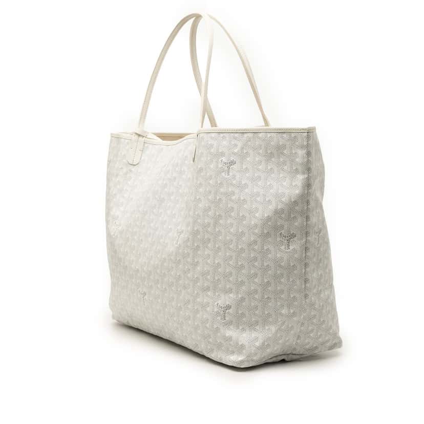 Goyard Goyardine Saint Louis GM White Very good condition - Back View