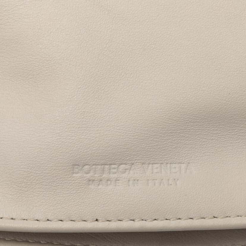 Bottega Veneta Mini Calfskin BV Twist Bag White Leather Very good condition - Box View