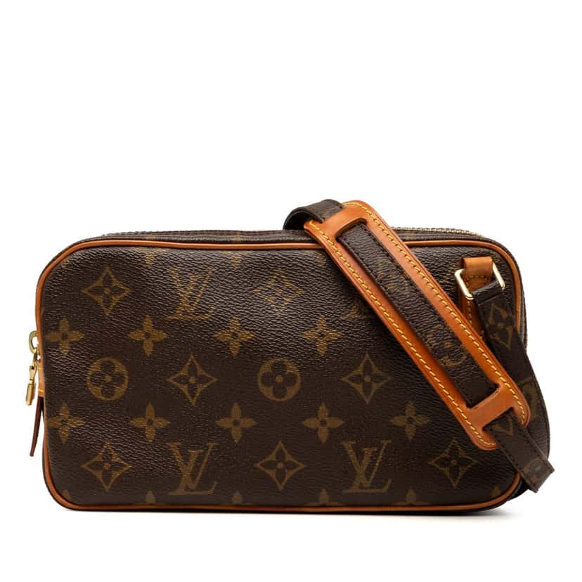 Louis Vuitton Monogram Pochette Marly Bandouliere Brown Very good condition - Front View