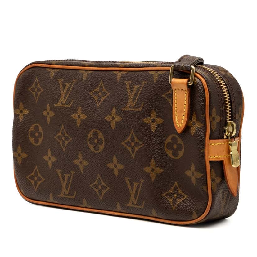 Louis Vuitton Monogram Pochette Marly Bandouliere Brown Very good condition - Back View