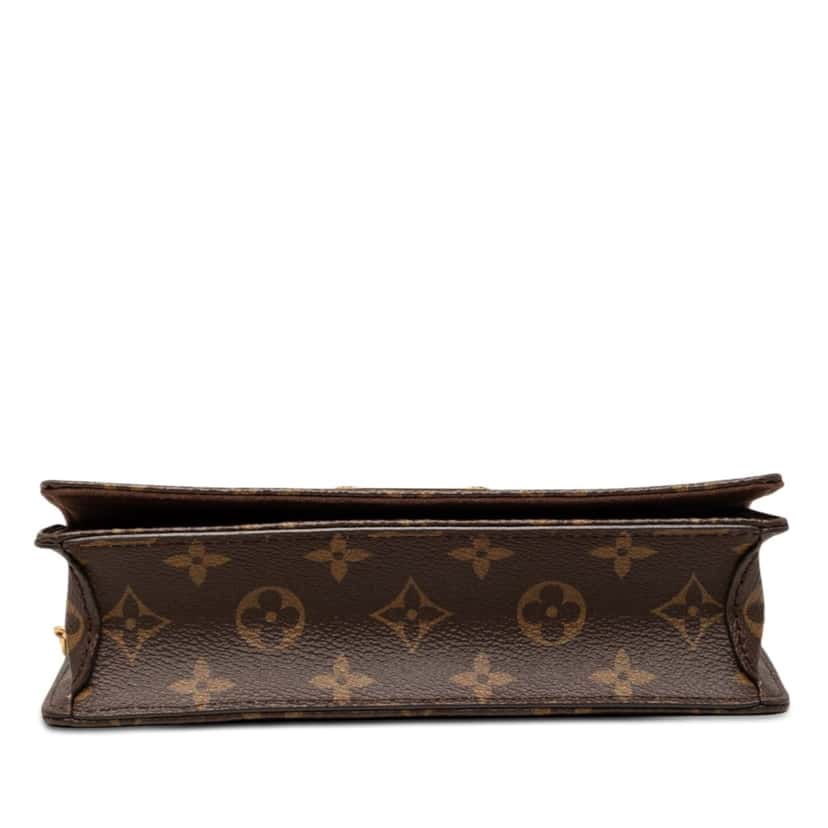 Louis Vuitton Monogram Lily Wallet On Chain Brown Very good condition - Inside View