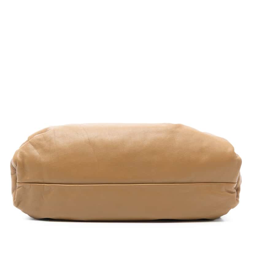 Bottega Veneta Lambskin The Shoulder Pouch Brown Leather Very good condition - Inside View