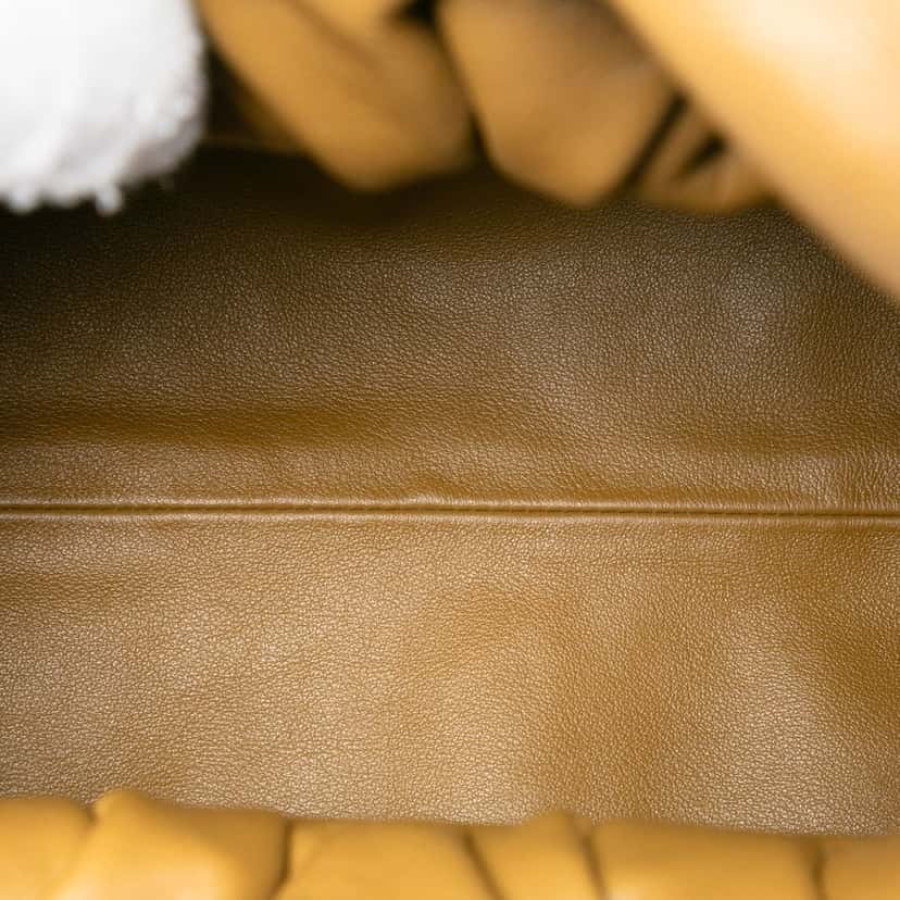 Bottega Veneta Lambskin The Shoulder Pouch Brown Leather Very good condition - Model View