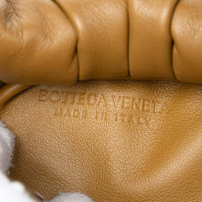 Bottega Veneta Lambskin The Shoulder Pouch Brown Leather Very good condition - Box View