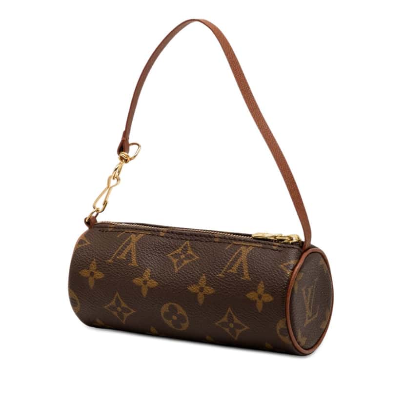 Louis Vuitton Monogram Papillon Pochette Brown Very good condition - Back View