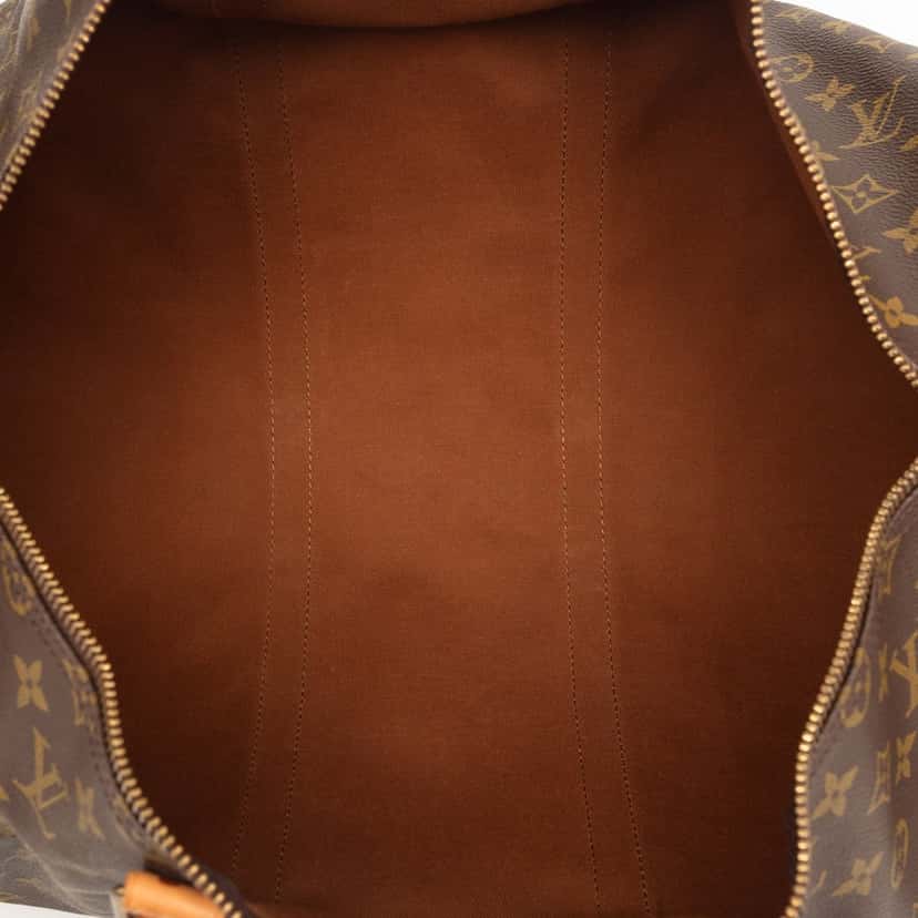 Louis Vuitton Monogram Keepall 50 Brown Good condition - Model View