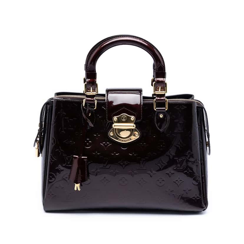 Louis Vuitton Monogram Vernis Melrose Avenue Purple Leather Very good condition - Front View