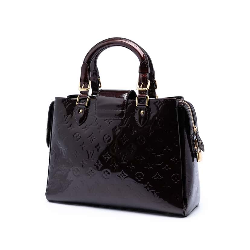 Louis Vuitton Monogram Vernis Melrose Avenue Purple Leather Very good condition - Back View