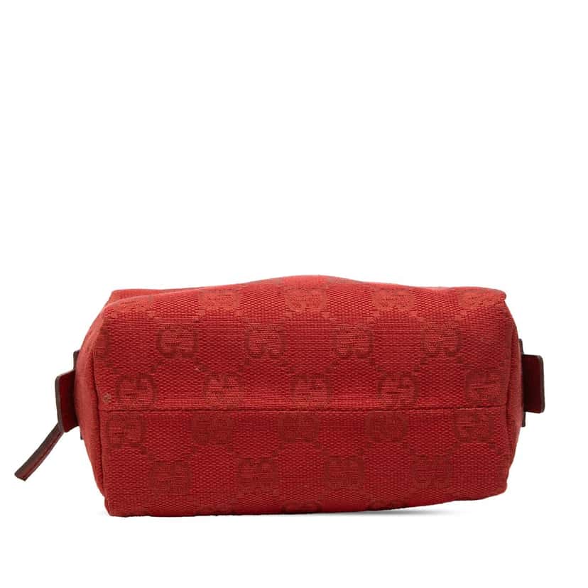 Gucci GG Canvas Pouch Red Good condition - Inside View
