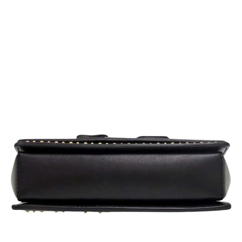 Salvatore Ferragamo Studded Leather Ladybug Vara Bow Crossbody Black Leather Very good condition - Inside View