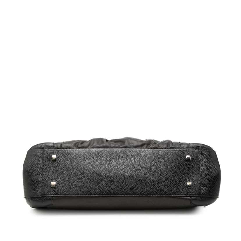 Cartier Leather La Dona Shoulder Bag Black Leather Very good condition - Inside View