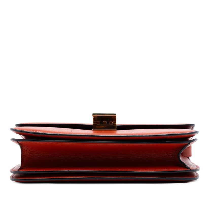 Celine Medium Calfskin Classic Box Red Leather Very good condition - Inside View
