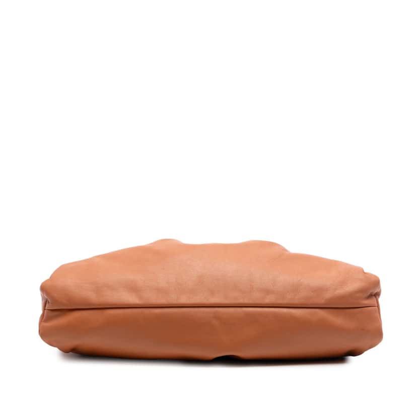 Bottega Veneta Lambskin The Shoulder Pouch Brown Leather Very good condition - Inside View