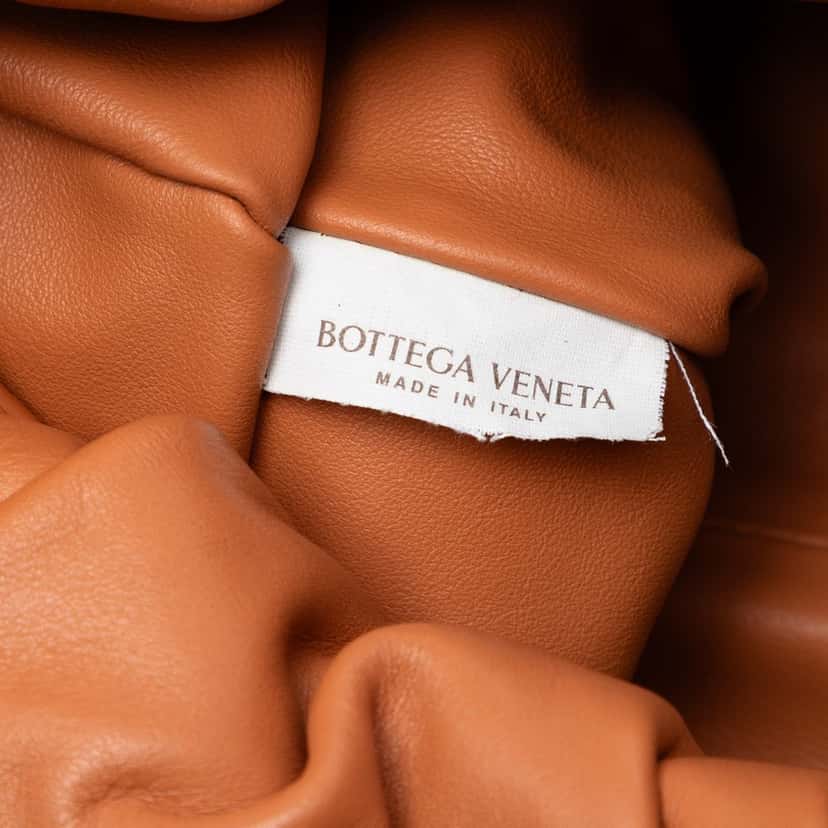 Bottega Veneta Lambskin The Shoulder Pouch Brown Leather Very good condition - Box View