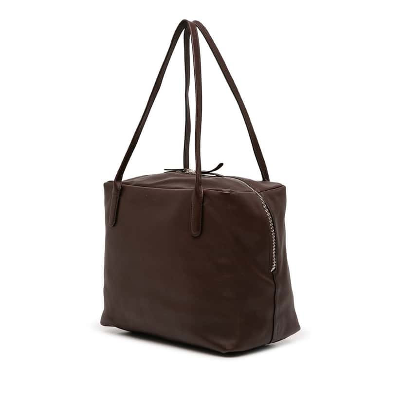 The Row Leather Henri Tote Brown Leather Very good condition - Back View