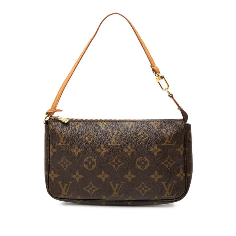 Louis Vuitton Monogram Pochette Accessoires Brown Very good condition - Front View