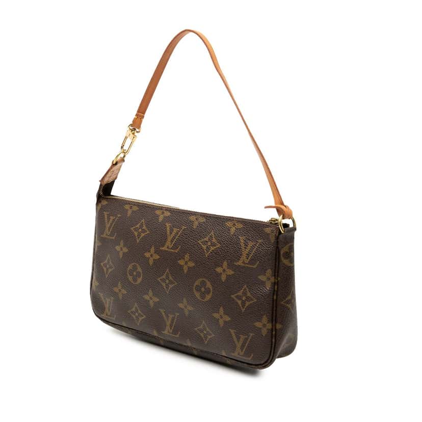 Louis Vuitton Monogram Pochette Accessoires Brown Very good condition - Back View