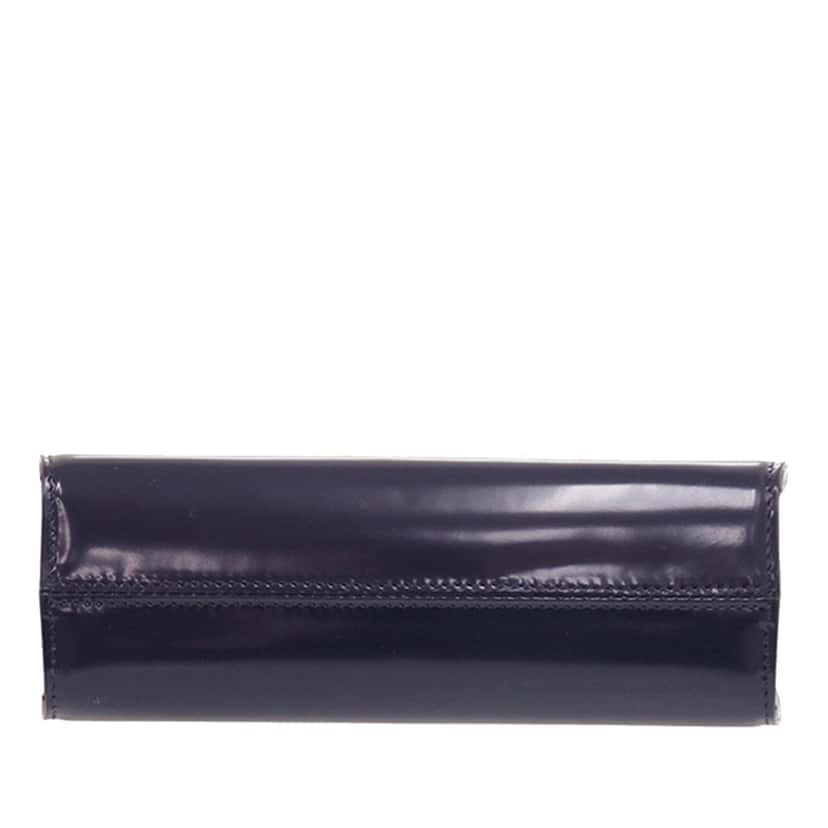 Salvatore Ferragamo Mini Brushed Calfskin Wanda Top Handle Bag Blue Leather Very good condition - Inside View