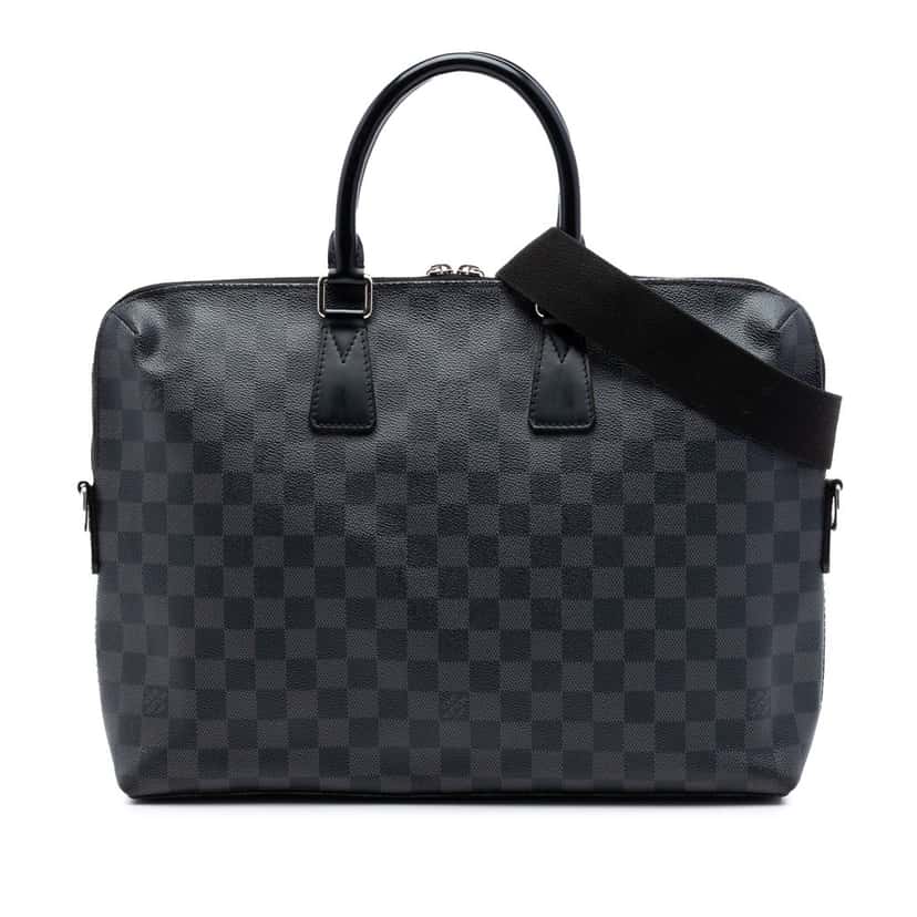 Louis Vuitton Damier Graphite Porte Documents Jour Black Very good condition - Front View