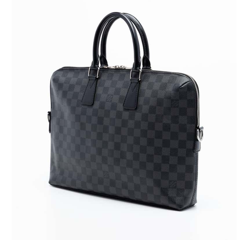 Louis Vuitton Damier Graphite Porte Documents Jour Black Very good condition - Back View