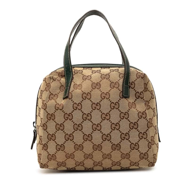Gucci Mini GG Canvas Balthus Tofu Bag Beige Very good condition - Front View