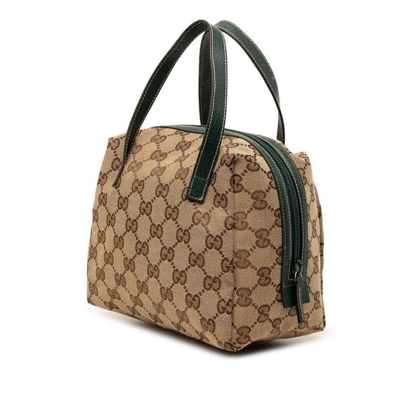 Gucci Mini GG Canvas Balthus Tofu Bag Beige Very good condition - Back View